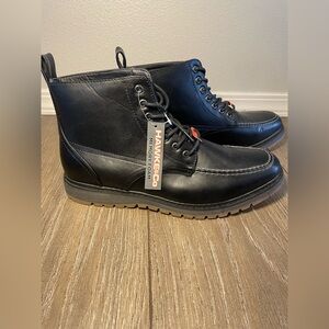 Hawke & Co Men's Black Leather Boots sierra size 12
